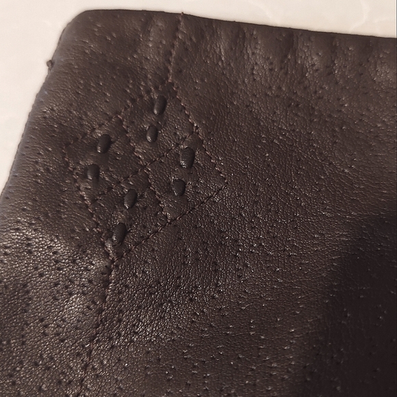 Vintage Kid Leather Gloves (lined) Made in Hungary | Brown Sz 6.5-7 - Picture 6 of 12